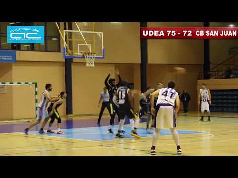 El UDEA sufre ante el CB San Juan pero se mantiene invicto