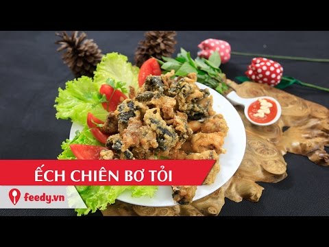 Hướng dẫn cách làm ếch chiên bơ tỏi - Fried frogs with butter and garlic với #Feedy