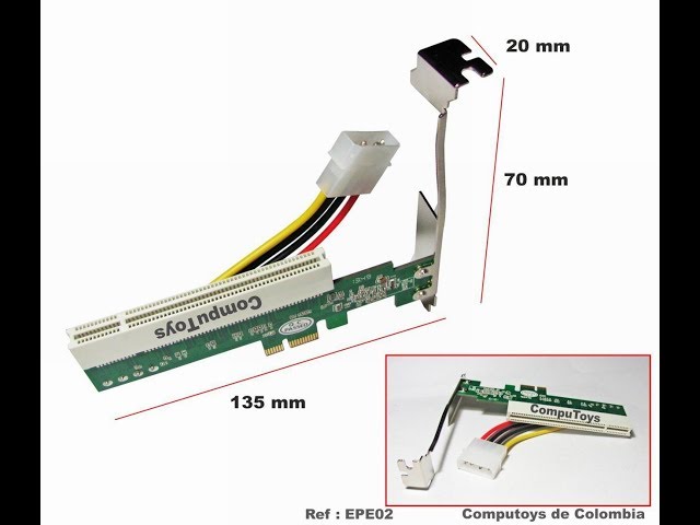 Vídeo relacionado con KALEA-INFORMATIQUE Tarjeta Puente PCI a PCIe x1 con Seguridad de Tarjeta PCI de 32 bits con chipset ASM1083