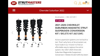 2022 Suburban Magnaride Delete Install Instructions and Review 2021 - 25 Tahoe Denali Escalade