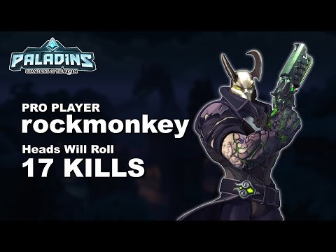 rockmonkey Androxus 17 KILLS!! Paladins Pro (Envy) Ranked Gameplay 1440p High Quality Video