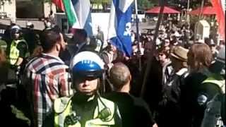 REPLAY: Marche du silence vs Anti-fascist groups - Place Émilie-Gamelin