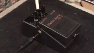 BOSS MT-2 Metal Zone guitar effects pedal demo with SG & Dr Z MAZ jr