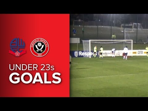 Bolton 1-1 Blades U23s - United goal