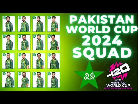 ICC T20 World Cup 2024 Pakistan Squad | Pakistan squad for ICC T20 World Cup 2024.