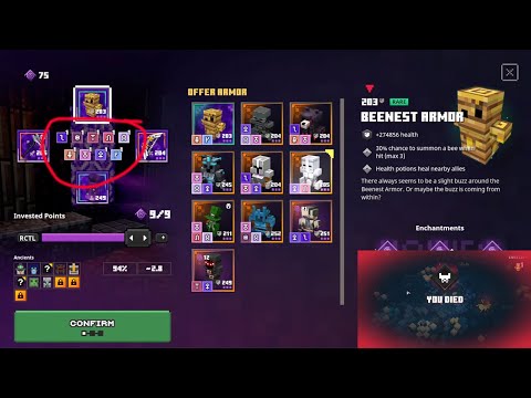 What Happens If You Get All Runes In An Ancient Hunt?! Minecraft Dungeons