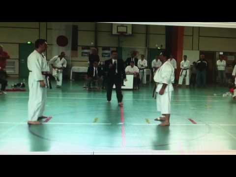 Ünal Ay  vs. Sebastian aus Überlingen  - IPPON KARATE  - JKA -  Film 7 - 2010