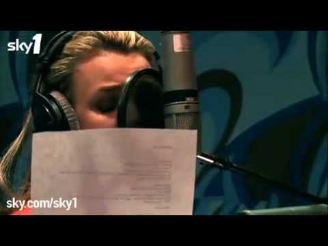 Britney Spears recording the music WOMANIZER (Live Vocals)