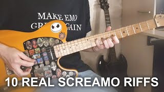 10 REAL SCREAMO RIFFS