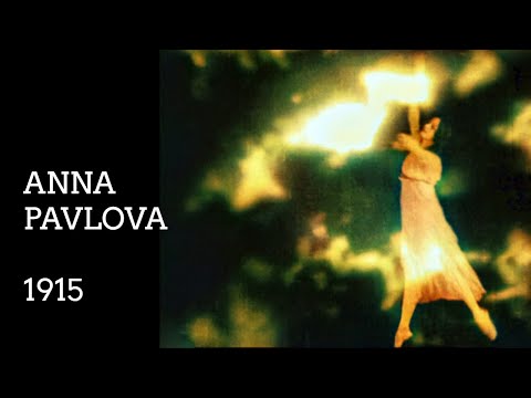 Ballerina Anna Pavlova dances