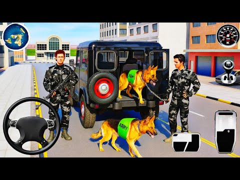 Army Truck & Jeep Offroading Driving Simulator 3d 2025 | Offroad Army Truck Cargo Game | #games 