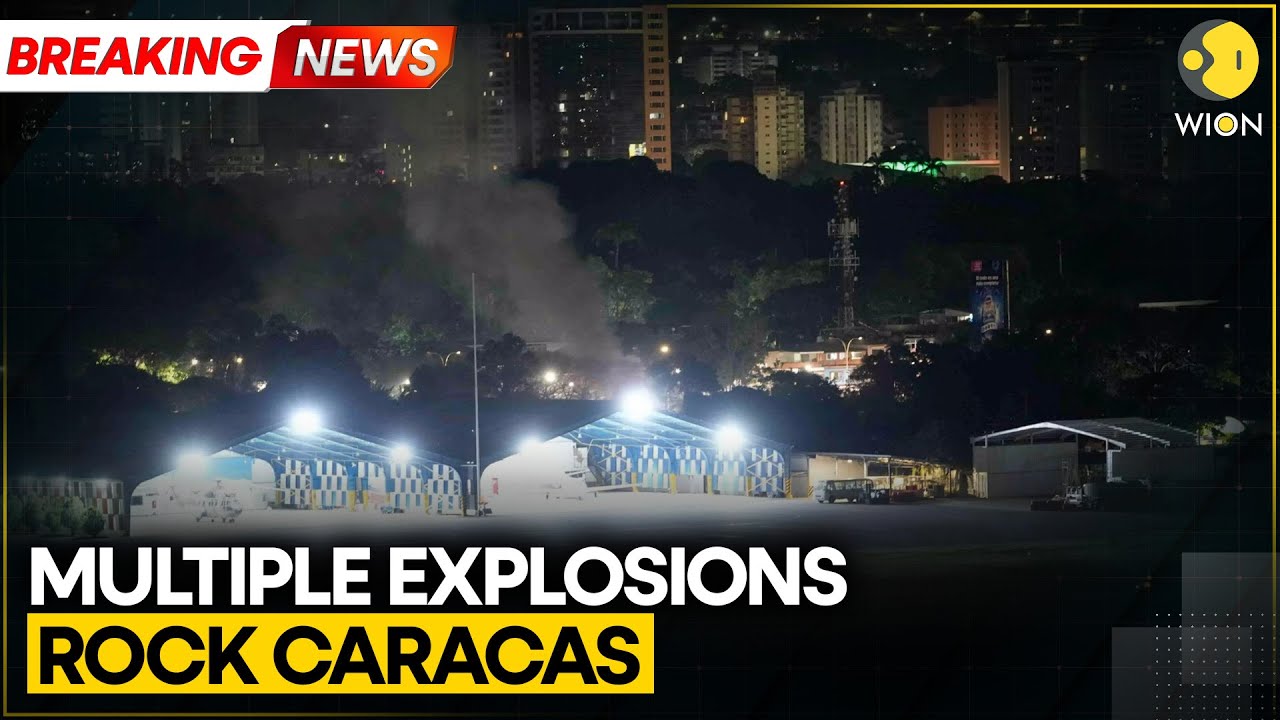 WION BREAKING: Caracas Rocked by Blasts Amid US Drug-Smuggling Crackdown | US-Venezuela