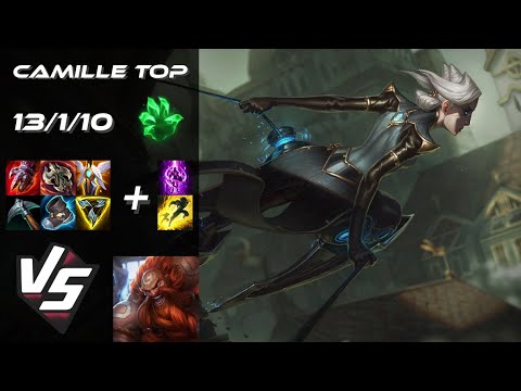 TOP Camille vs Gragas - EU Challenger Patch 14.23