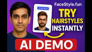 Try New Hairstyles Instantly with AI | FaceStyle.fun Demo & Tutorial