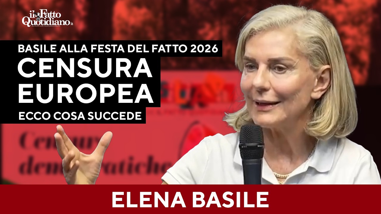 Commissione Ue, Basile: “Difendono la democrazia applicando la censura”