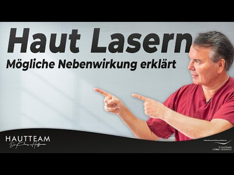 Severe side effects of laser skin therapy