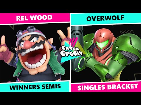 Extra Credit #66: Winners Semis - Rel Wood (Wario) Vs OveRWoLF (Samus, Marth) SSBU Singles