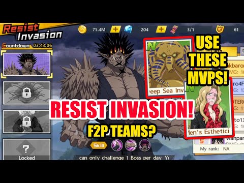 RESIST INVASION (Gouketsu) TIPS & GUIDE! F2P Options & Team Building! [One Punch Man: THE STRONGEST]