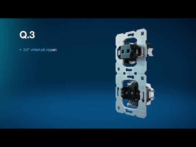 hager Ram 2-fack vert märkf q.3 vit