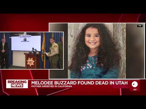 Police give update after Melodee Buzzard found dead in Utah
