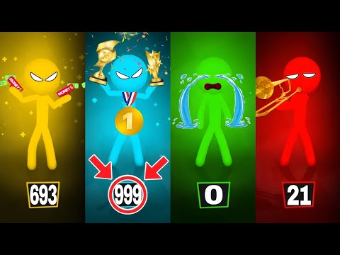 Stickman Party 1 2 3 4 Players - Tournament Cup Gameplay - MiniGames Update