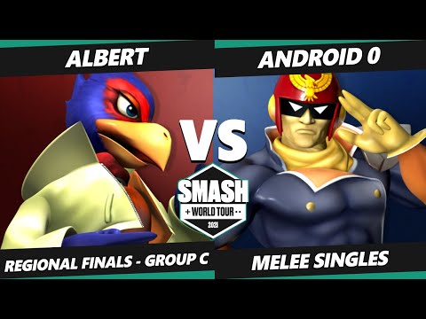 SWT NA West Group C - Albert (Falco) Vs. Android 0 (Captain Falcon) SSBM Smash Melee Tournament