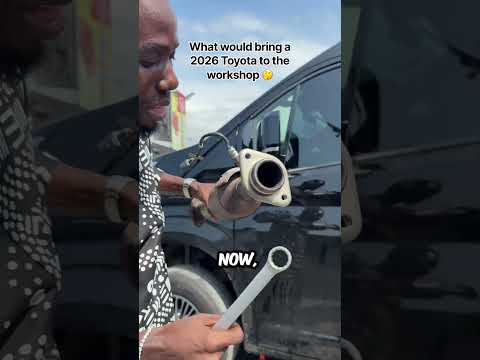 WHAT COULD BRING A 2026 TOYOTA TO THE WORKSHOP 🤔🤔 #cars  #toyota