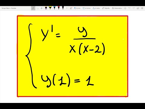 Analisi II - Problema di Cauchy  a variabili separabili - Esercizio svolto n°6