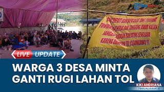 Ratusan Warga Warga 3 Desa di Sumedang Unjuk Rasa di Tol Cisumdawu, Tuntut Pembayaran Ganti Rugi
