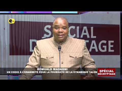 🛑Romuald WADAGNI : un choix à l'unanimité pour la poursuite de la dynamique TALON