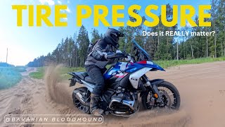 BMW R 1300 GS VLOG. Do your tire pressures REALLY affect your off-road riding? Trans Euro Trail.