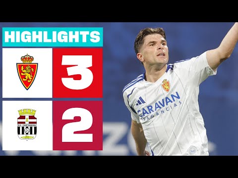 REAL ZARAGOZA 3 - 2 FC CARTAGENA I HIGHLIGHTS LALIGA HYPERMOTION