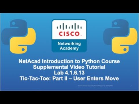 Cisco NetAcad Intro to Python Course - Supplement Lab Tutorial & Solution Set: Lab 4.1.6.13 Part II