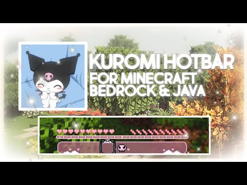 SimplyMiPrii - ‘Kuromi Hotbar’ For Minecraft Bedrock/Java Edition 1.19+! 🐰☁️
