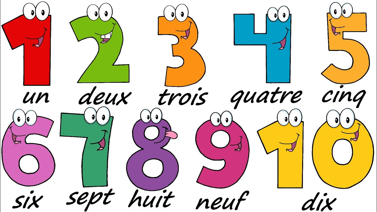 How do we count 1 to 10 in French?