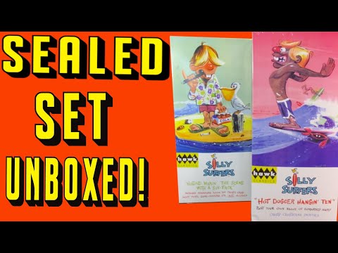 Unboxing Silly Surfers Model Kit Set! Hot Dogger, Hoe Dad & More!
