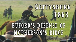 Civil War 1863 - Gettysburg July 1st - Defense of McPherson's Ridge