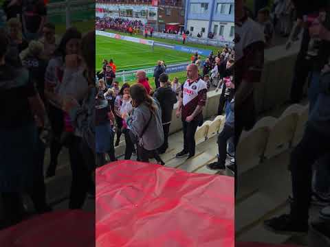 4th May 2024 ST Helens fans bottle throwing at Hull KR Craven Park.  40 - 20