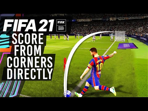 FIFA 21 | How to Score Directly From Corner Kicks| Olympic Goal Tutorial