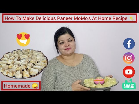 Delicious Paneer Momo Recipe || Veg Momo Recipe ||