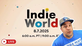 Nintendo Switch & Switch 2 Indie World Showcase 8.7.2025 Live Reaction & Watch Party