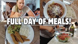 FULL DAY OF FOOD! | BREAKFAST, LUNCH, & DINNER PREP WITH ME