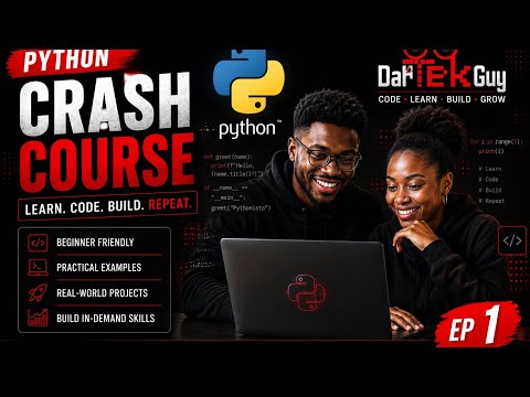 Ep1 Python Course For Data Analytics Hello World Variables Python Basics For Beginners