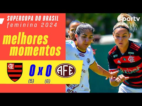 Gols e lances de Flamengo x Ferroviária-SP