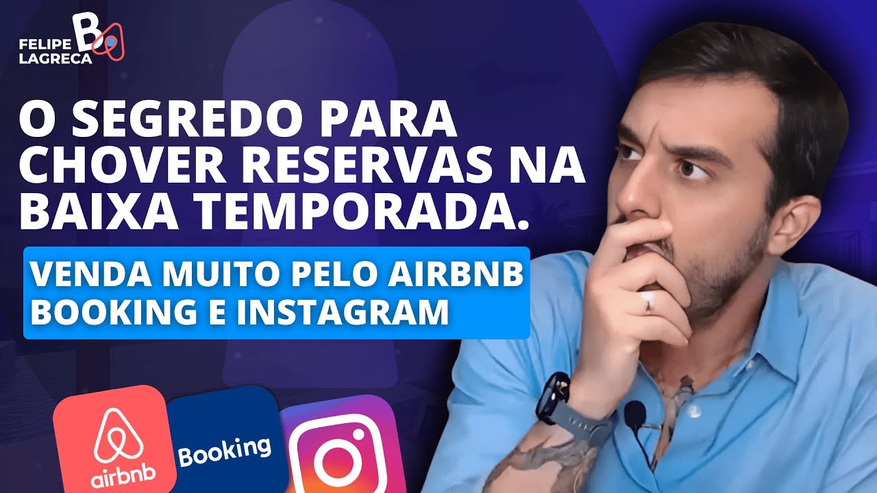 O Segredo para Chover RESERVAS na Baixa Temporada. Venda Muito pelo Airbnb Booking e Instagram