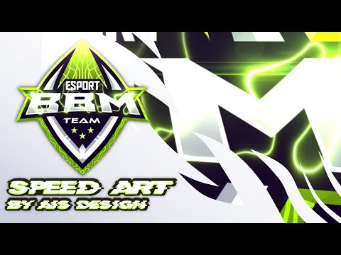 SPEED ART - Esport BBM Team Text Logo Design #speedart #speeddrawing