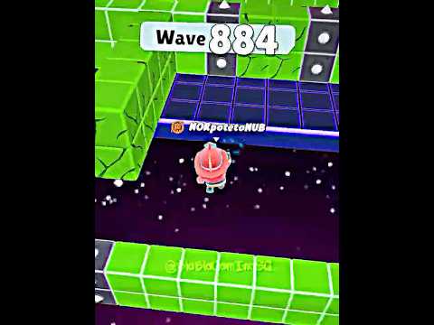 Stumble Guys Block Dash Endless insane save at wave 850+ by norpoteto☠️🔥 #stumbleguys