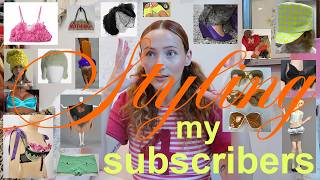 styling my subscribers!!!!! tackling to-style piles, ill fitting pieces and micro trend purchases