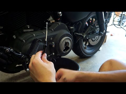Replacing 883 Sportster Clutch Cable with Burly Brand Cable Kit for T-Bar Install | Day 3 | Ep. 15