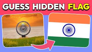 Guess the Flag from Real-Life Photos! 🇮🇳🇨🇦🤔 Hidden Flags Quiz